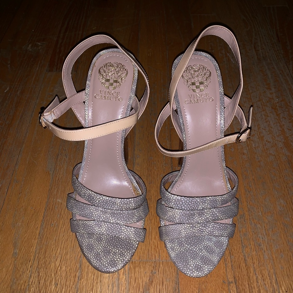 vince camuto strappy heels